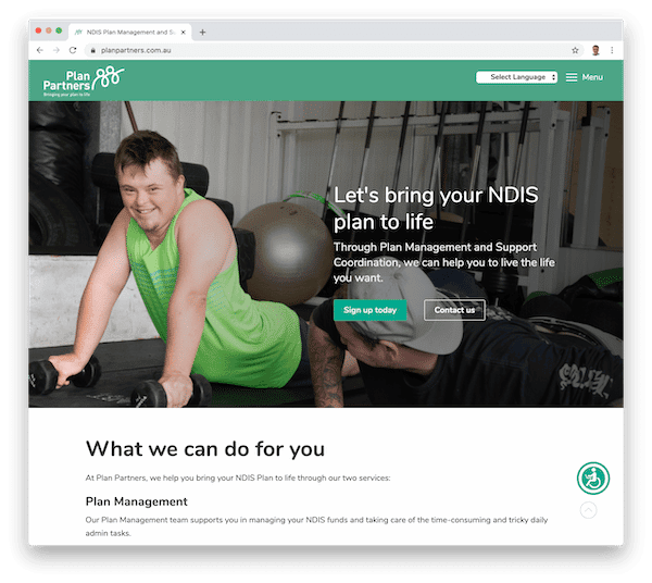 find ndis participants through plan partners home page