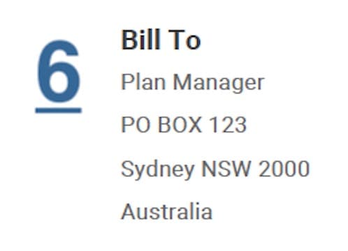 ndis invoice billing requirement