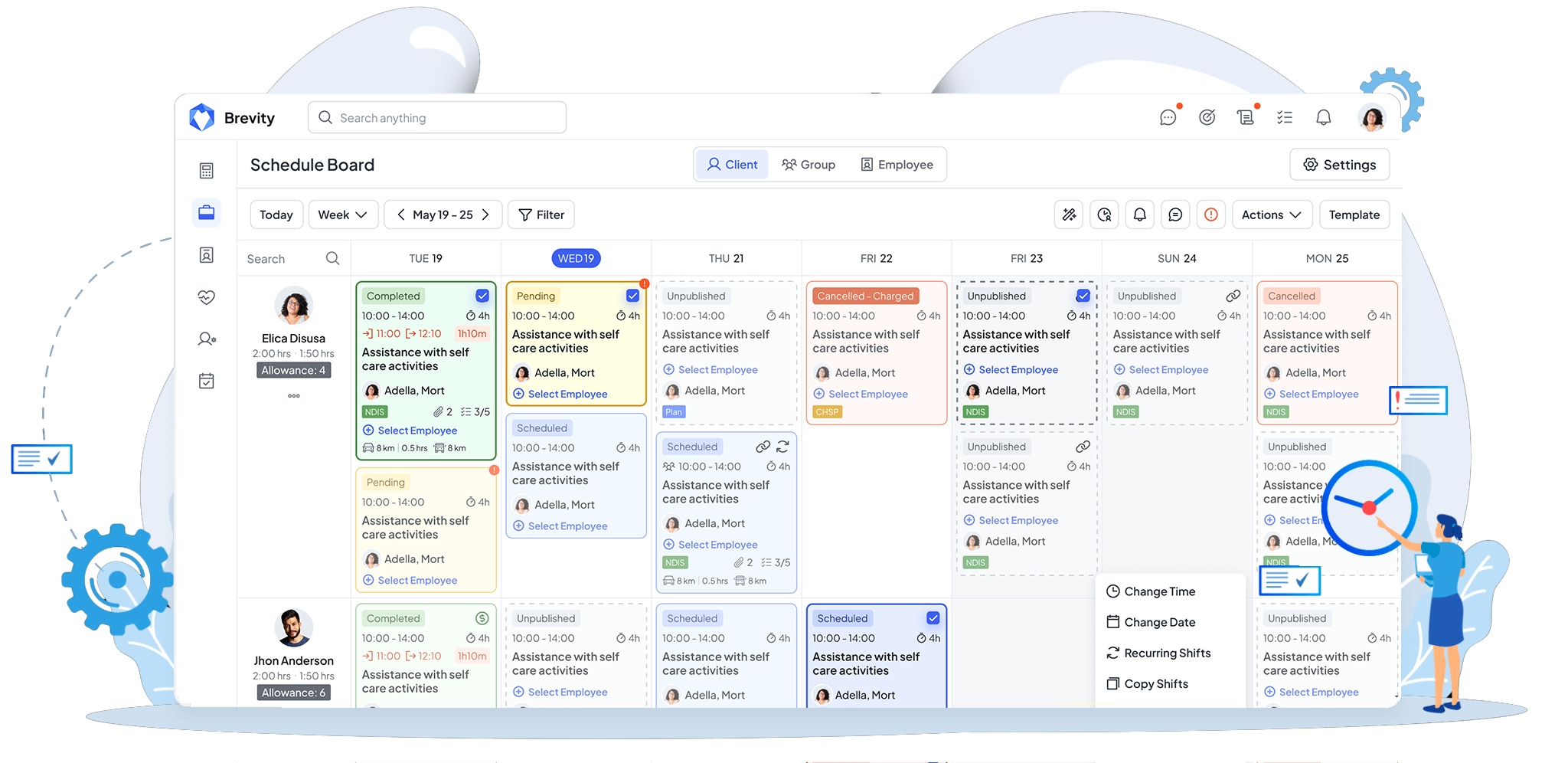 brevity ndis software
